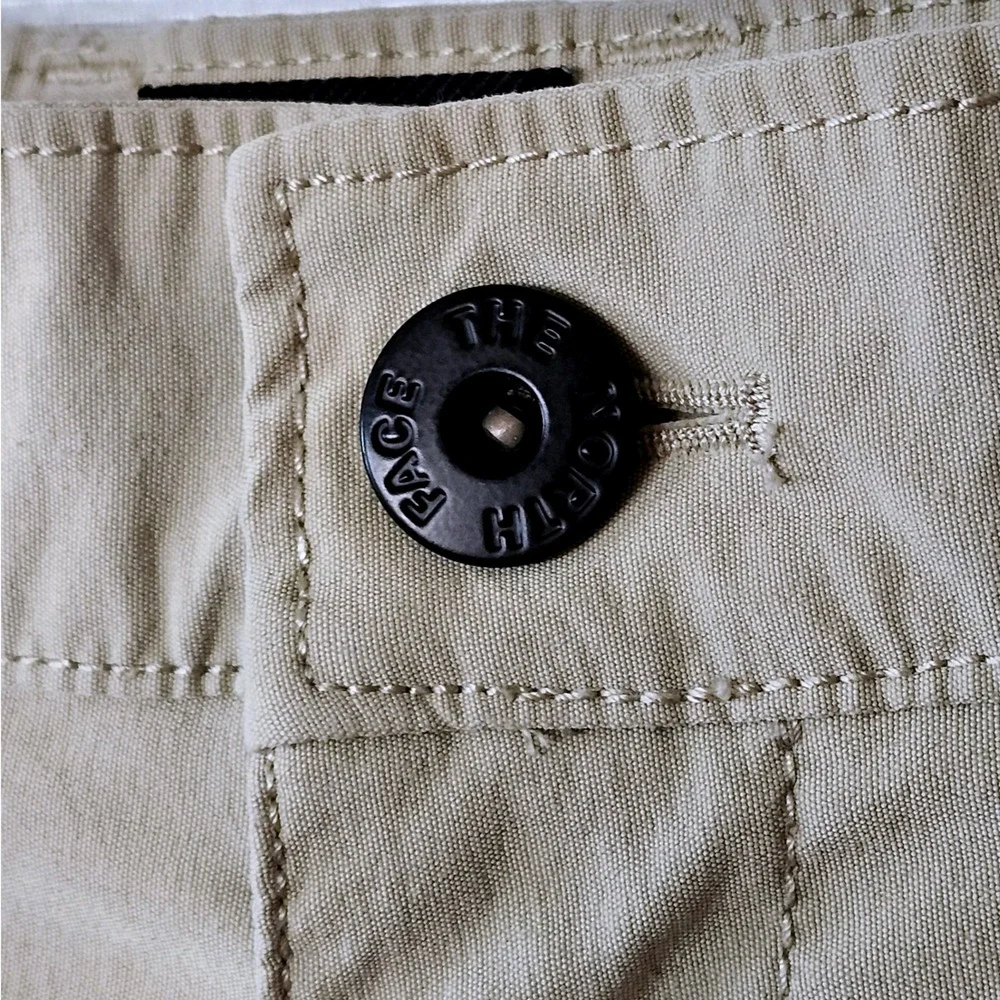 THE NORTH FACE HYBRID CHINO SHORTS MENS 34 KHAKI‎ LIGHTWEIGHT OUTDOOR